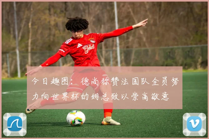 今日趣图：德尚称赞法国队全员努力向世界杯的姆总致以崇高敬意